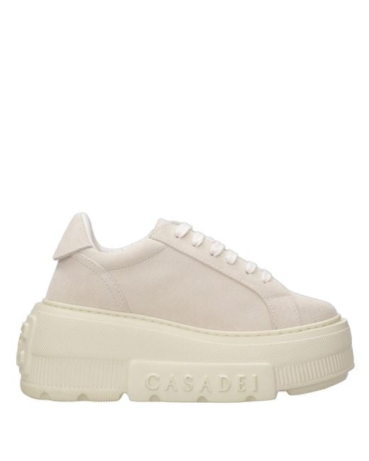Casadei Natural Sneakers Puder