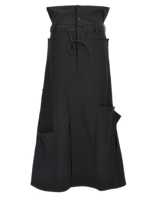 Y-3 'w Vent' Rok in het Black