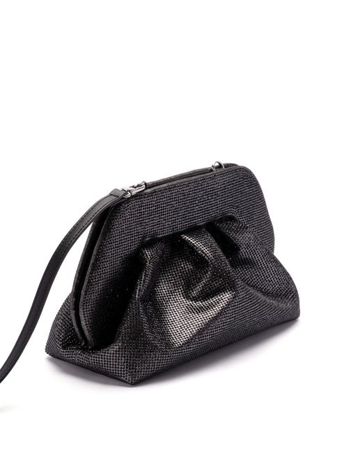 THEMOIRÈ Black Borsa A Tracolla Tia Strass Schwarz