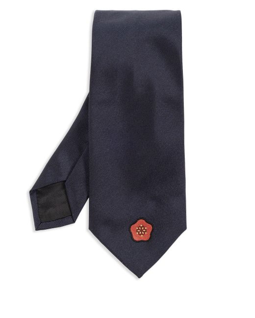 KENZO Pop 'silk Tie Met Kenmerkende Jacquard in het Blue voor heren
