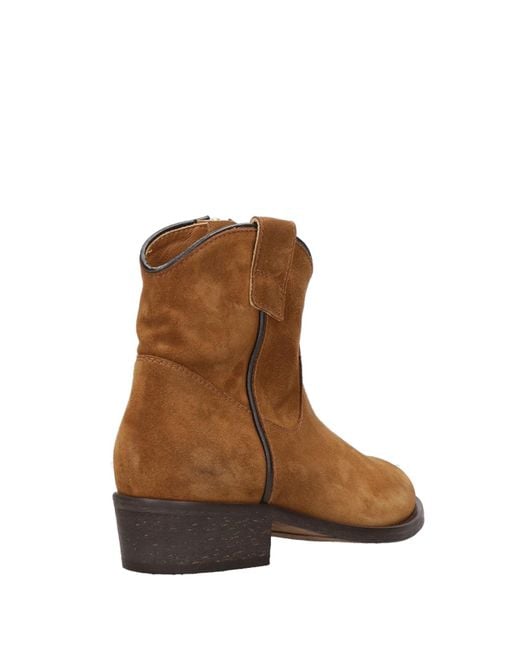 Vía Roma 15 Botas de cuero marrón Via Roma 15 de color Brown