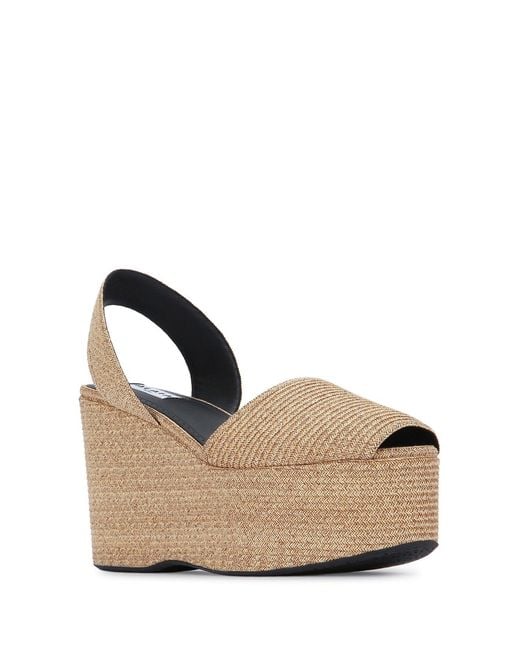 Alaïa Natural Slingback Wedges