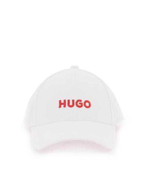 HUGO Baseballkappe mit gestickter Logo in White für Herren