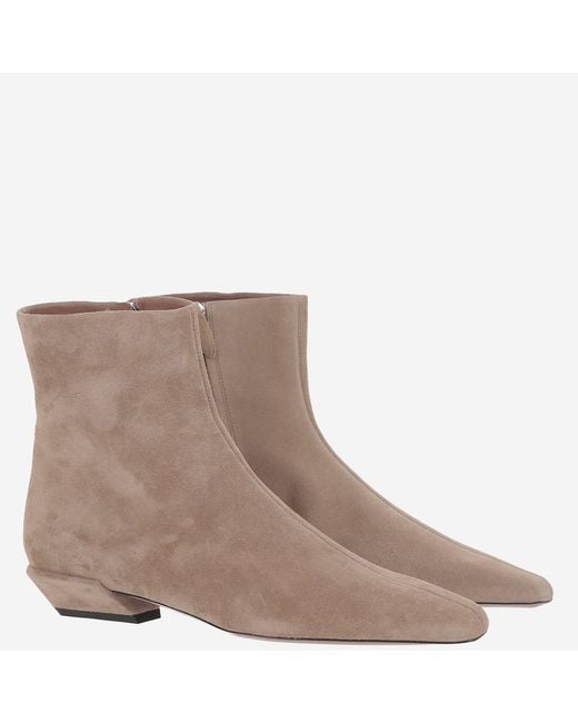 Paris Texas Brown Pointed Toe Leather Boots