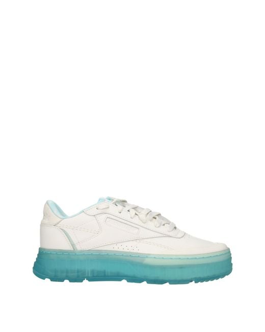 Reebok Green Sneakers Club C Donna Pelle/Acqua