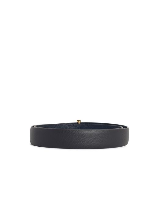 Tom Ford White Reversible Lear Belt for men