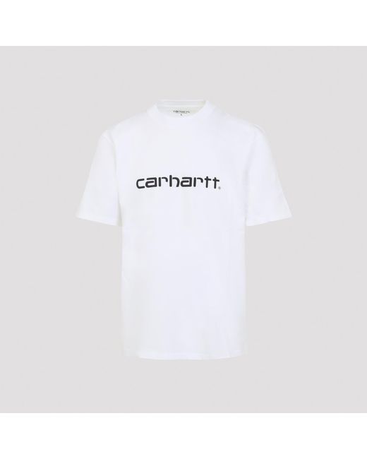 Camiseta Script Carhartt de color White