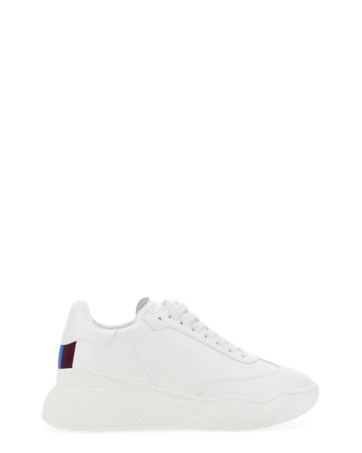Stella McCartney White Loop Sneaker With Laces