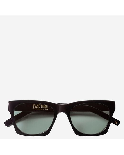 FACE HIDE Black Gesicht verstecken Logo Sonnenbrille