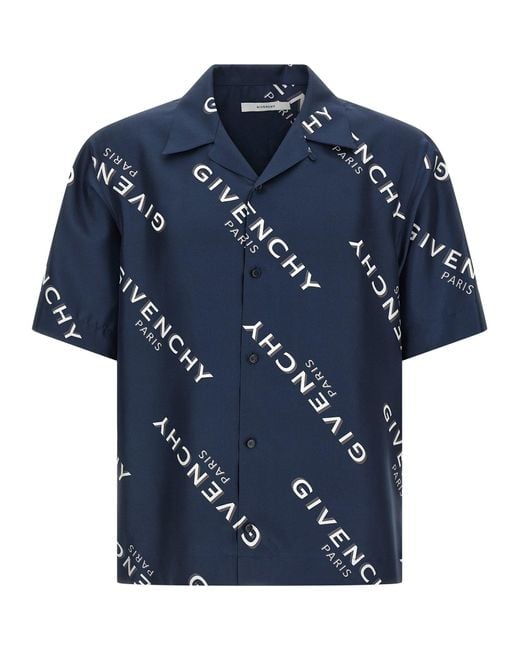 Shadow Camicie Blu-Uomo di Givenchy in Blue da Uomo