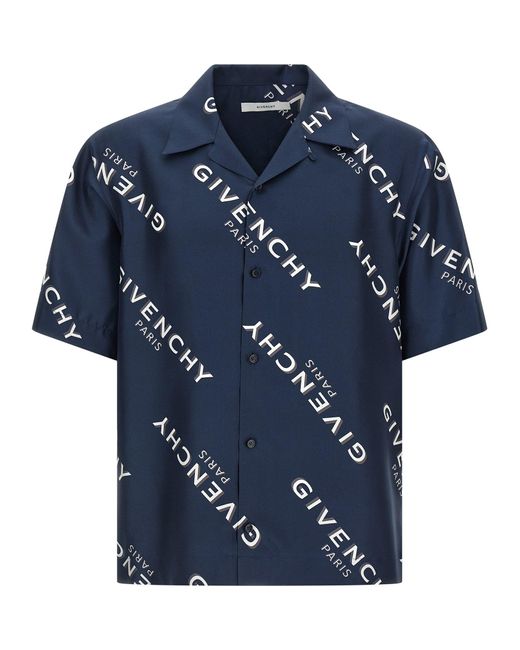 Givenchy Hemd " Shadow". in Blue für Herren