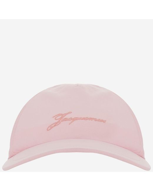 Jacquemus Baseballpet Met Logo in het Pink
