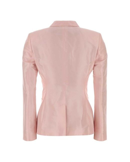 Gucci Pink Wool Single-Breasted Jacket