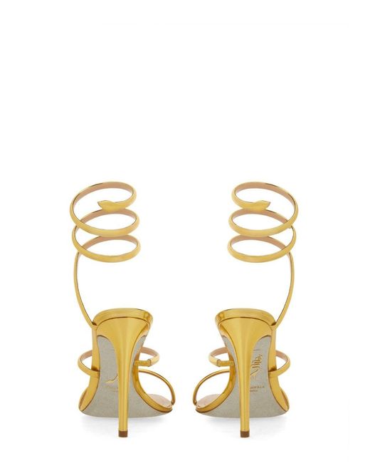 Rene Caovilla Metallic Sandals