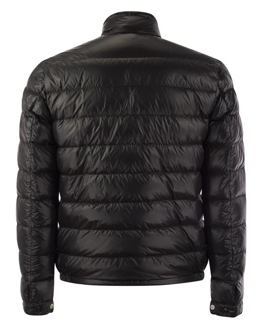 Moncler Black Acorus Short Down Jacket for men