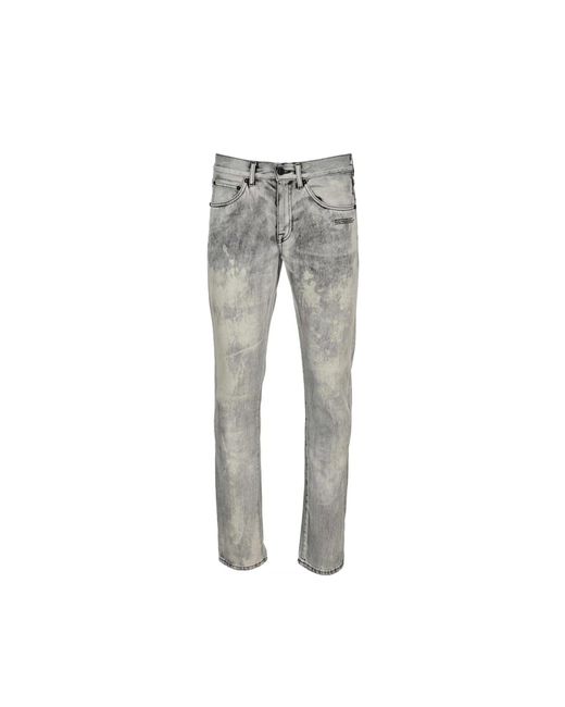 Off-White c/o Virgil Abloh Baumwoll-Denim-Jeans von in Gray für Herren