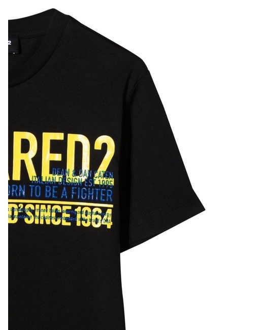 DSquared² Black ² Fibres T-Shirt