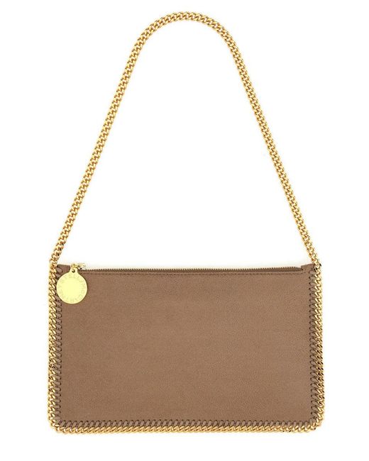 Bolsa de hombro de embrague de Stella Mc Cartney "Falabella" Stella McCartney de color Brown