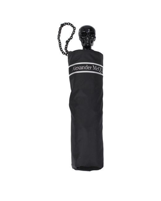 Alexander McQueen Black Umbrellas Fabric for men