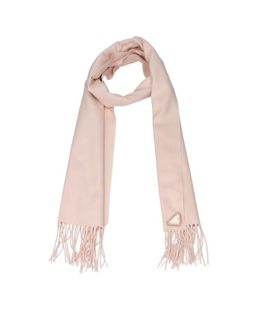 Prada Pink Silk Scarf/Powder