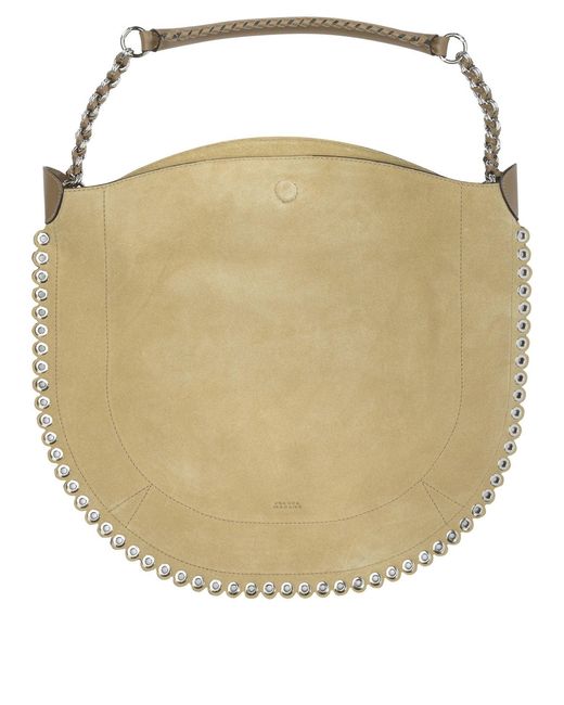 Isabel Marant Natural Borsa A Spalla "Oskan Hobo Soft" Media