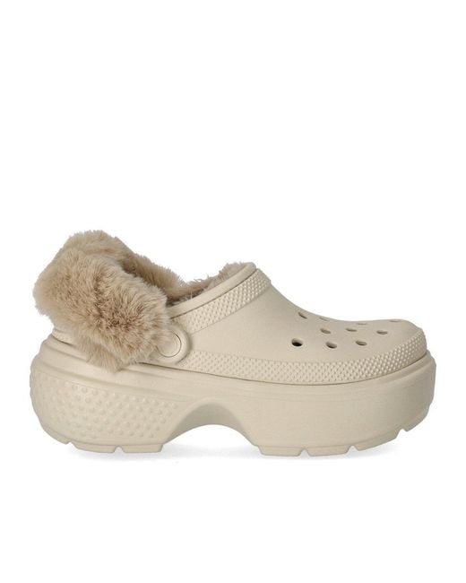 CROCSTM Natural Stomp Lined Stucco Clog for men