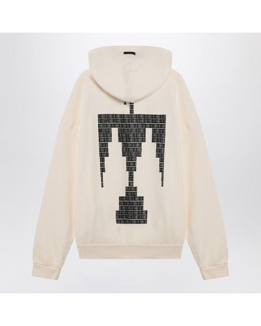 Fear Of God Natural Cream Colored Thunderbird Sweatshirt for men