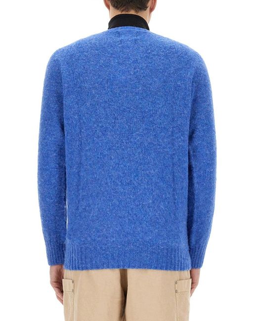 Howlin' By Morrison Blue Wool Jersey. for men