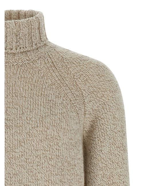 Zegna Cashmere Rollkragenpullover Pullover in Gray für Herren