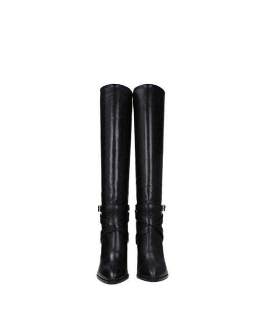 Céline Black Boots Wiltern Leather