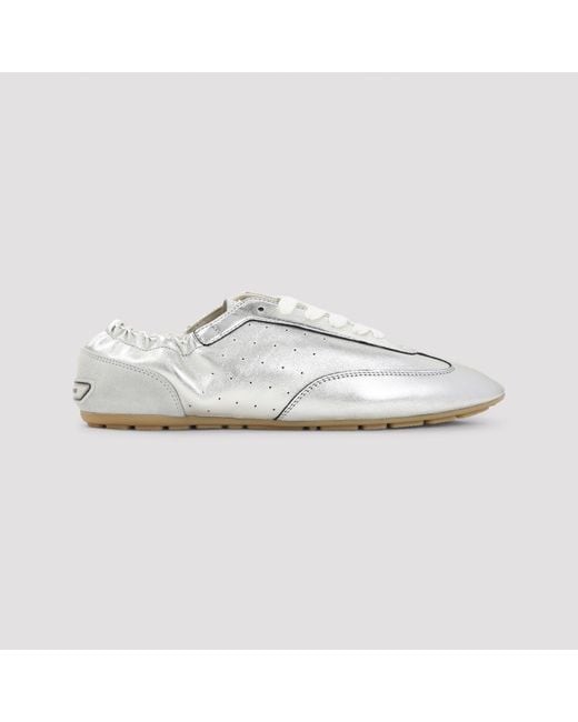 Saint Laurent White Lewis Sneakers