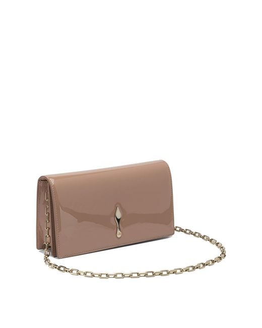 Christian Louboutin Natural Clutches Pink