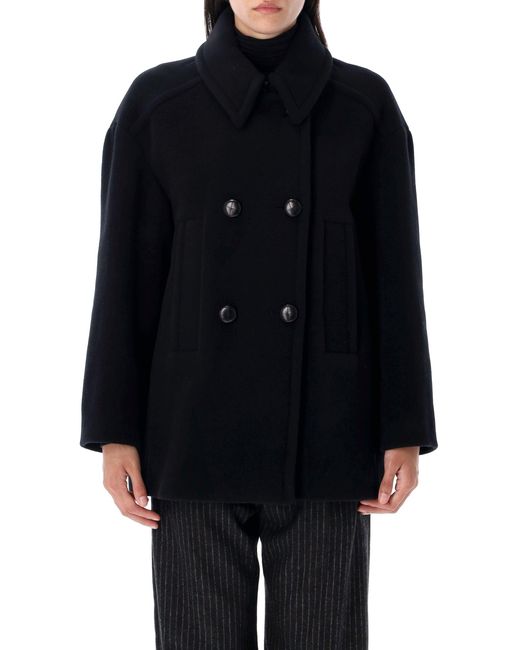 Isabel Marant Black Fiby Coat