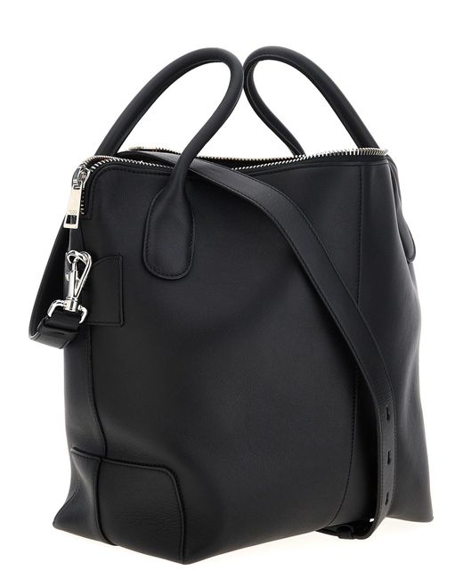 Tod's Black Di Swing Tote Bag