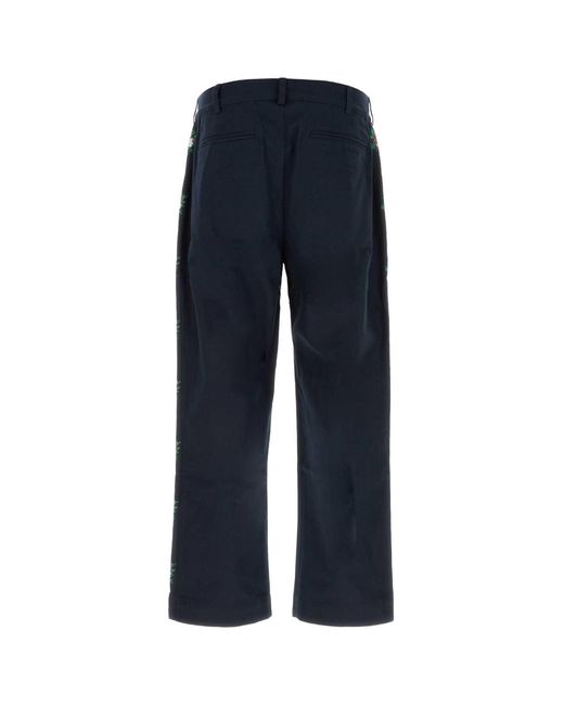 BAZISZT Blue Pine Pants for men