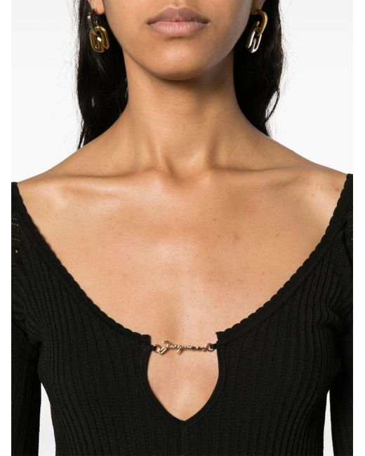 Jacquemus Flared Mini-Jurk in het Black