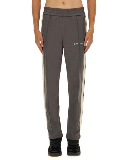 Palm Angels Jogger Pants Met Logo in het Gray voor heren