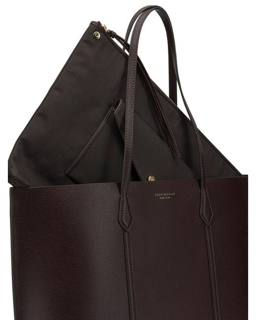 Tory Burch Black Bordeaux Cow Leather Shoulder Bag