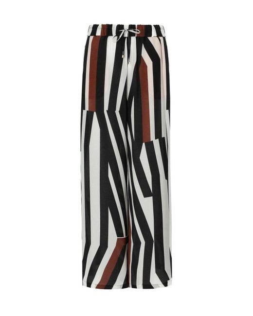 Max Mara Black Beachwear Tropea Cocoa Trousers