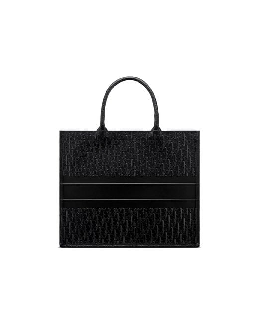 Dior Black Calfskin Tote Bag