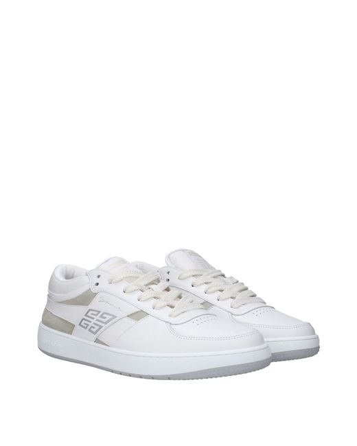 Givenchy White Sneakers G Move Leather for men