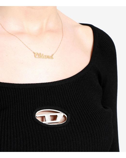 DIESEL Black Sweaters