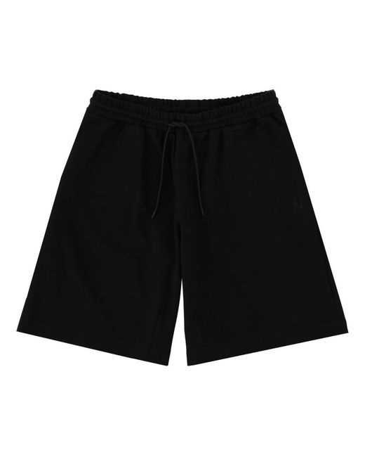 MSGM Black Cotton Shorts