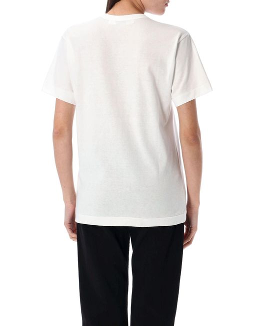 COMME DES GARÇONS PLAY White Big Heart T-Shirt