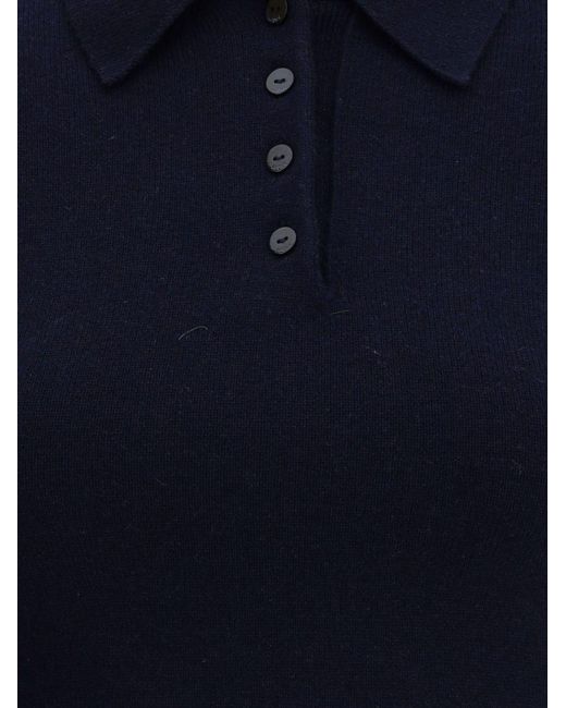 Loewe Blue Wool Cashmere T-Shirt