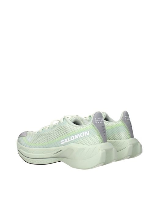 Maison Margiela Green Sneakers Salomon Mm6 Fabric/Canary