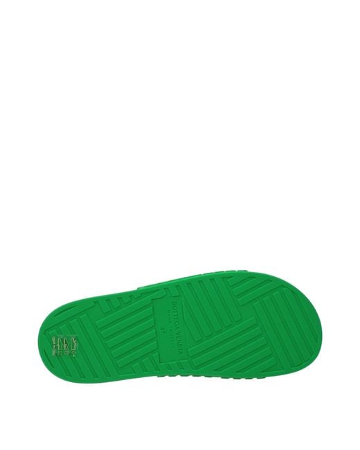 Bottega Veneta Green Sandals And Clogs/Parrot Rubber