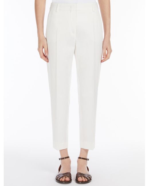 Max Mara White Hosen weiß