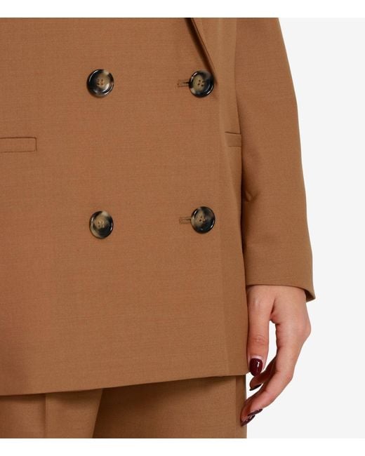Chaquetas Camel Alberta Ferretti de color Brown