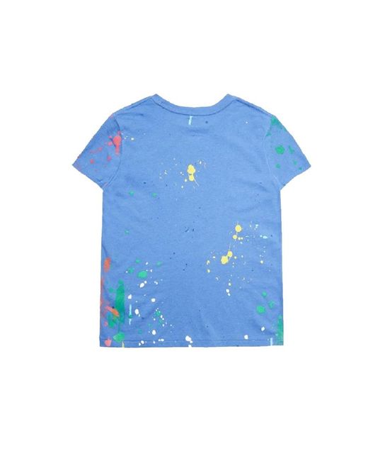 Polo Ralph Lauren Blue "Paint Boy Bear" T-Shirt